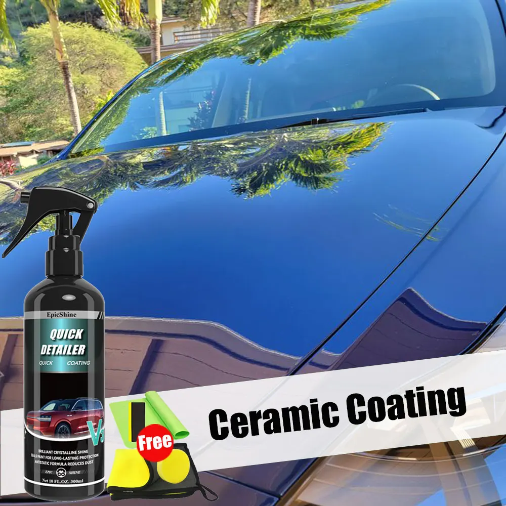 

Автомобильное керамическое быстрое покрытие и фиксатор, гидрофобная долговечная защита краски, сверхвысокий блеск и блеск