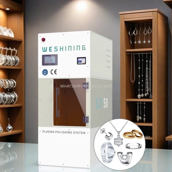 Macchina per elettrolucidatura con finitura superficiale per gioielli con catena di stampa 3D per realizzare macchinari lucidati in metallo per gioielli