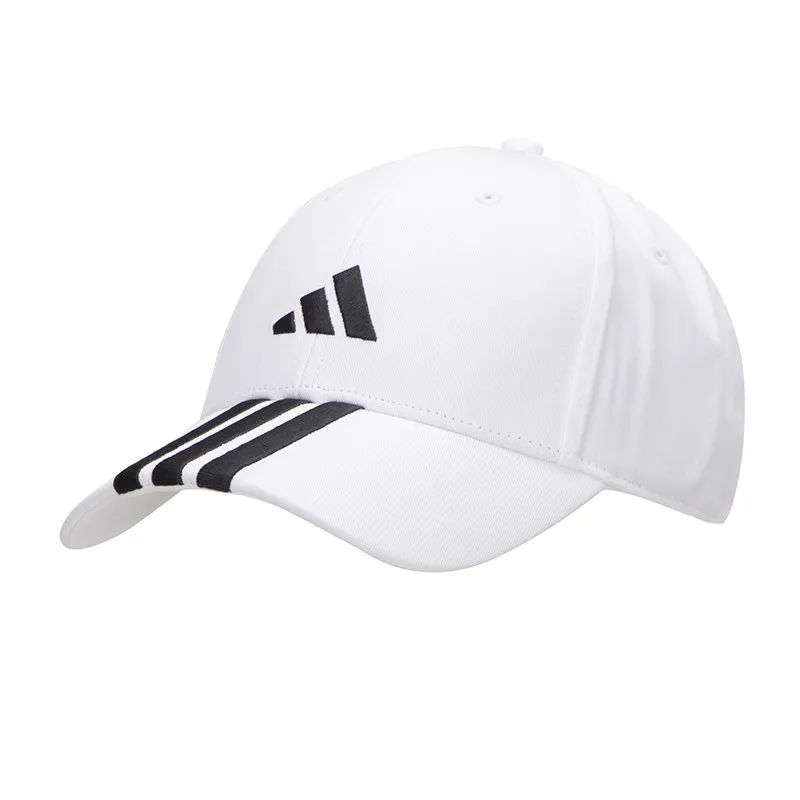 Adidas Hat New Sports Hat Men's Hat Women's Hat Fitness Training Running Hat White Je5652-1