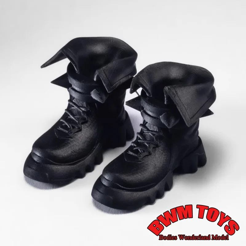 

GK-015 1/12 Scale Fashion Basic Versatile Black Combat Boots Accessory for 6 inches Anime Mobile Suit Girl Action Figure Body