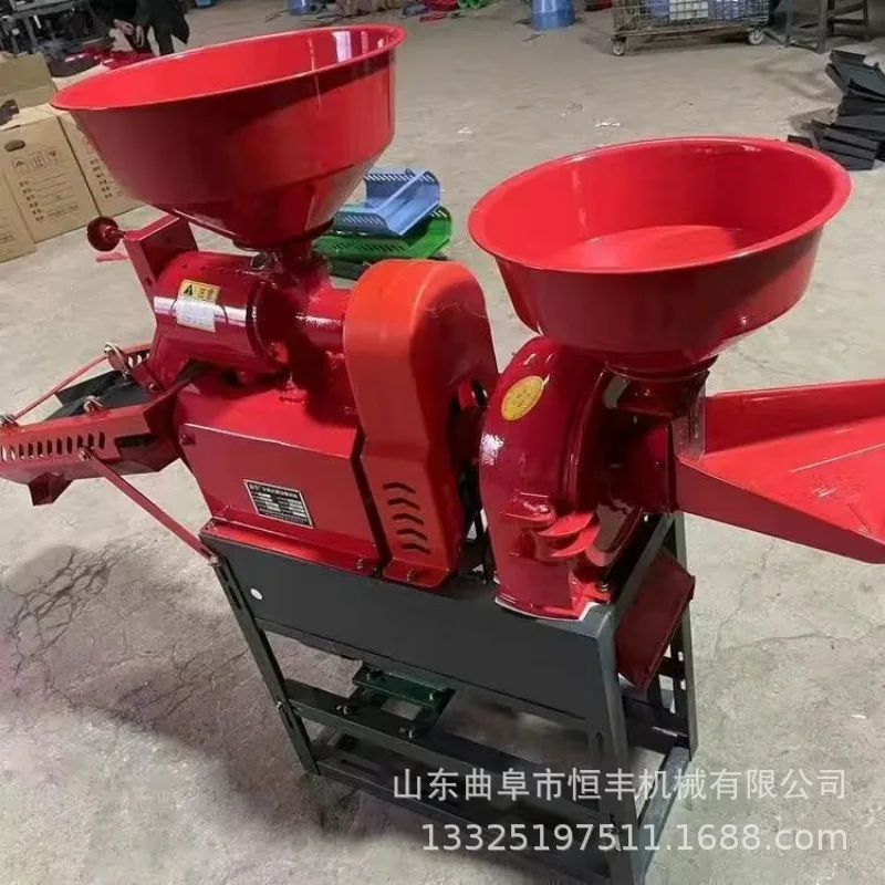 

(Customized for Sea Shipping) Rubber Roller Black Rice Shelling Machine, Combined Rice and Brown Rice Processing Machinery, Rice