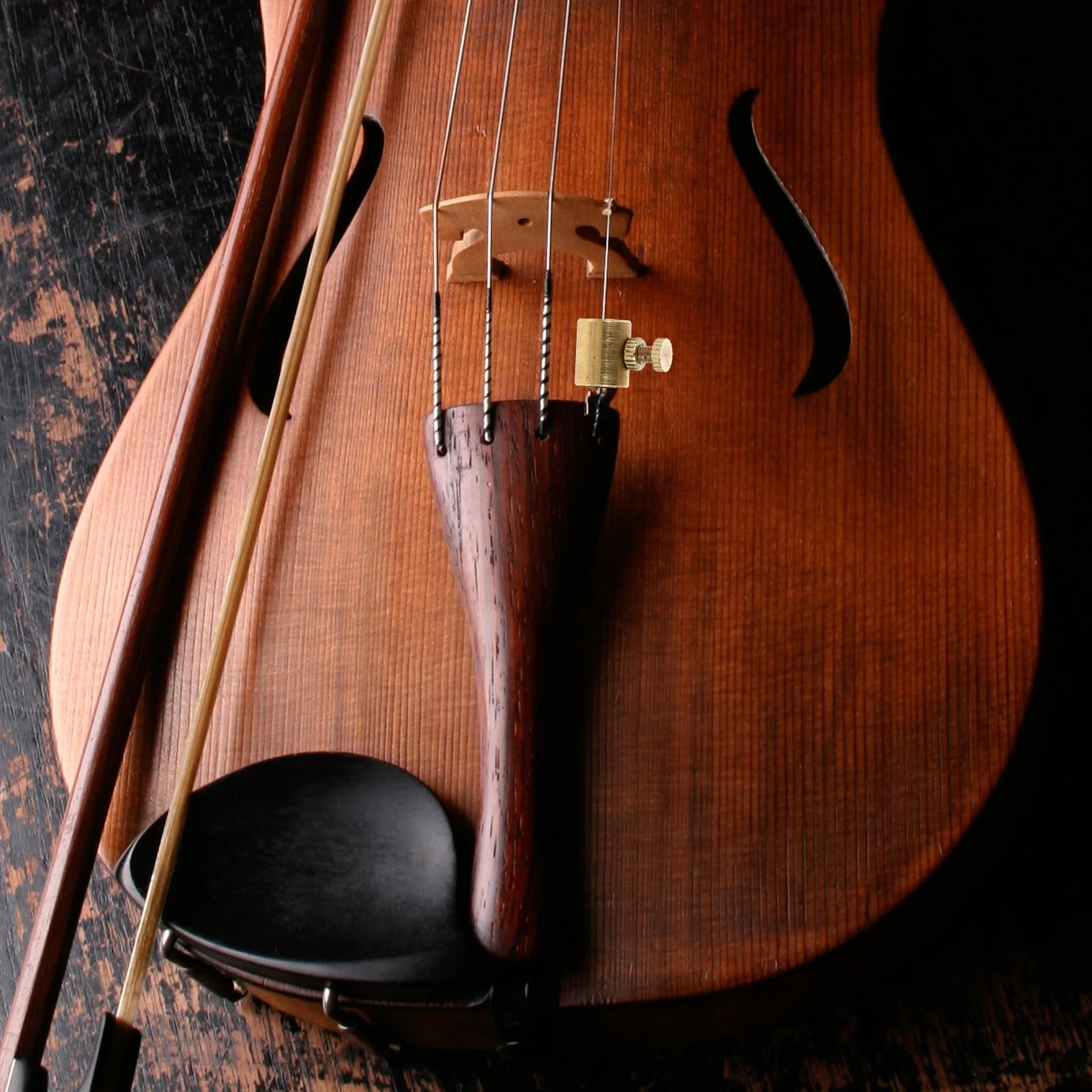 

2Pcs Violin Wolf Note Mute Premium Copper Wolf Tone Suppressor Instrument Part Durable Practical Fine Adjustment Accessory