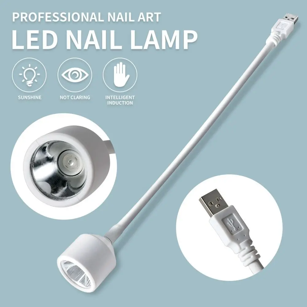 طوي الأشعة فوق البنفسجية LED مسمار مصباح USB بالطاقة سريعة الجافة البسيطة يده مسمار مجفف 360 درجة قابل للتعديل هلام البولندية مجفف مسمار DIY بها بنفسك