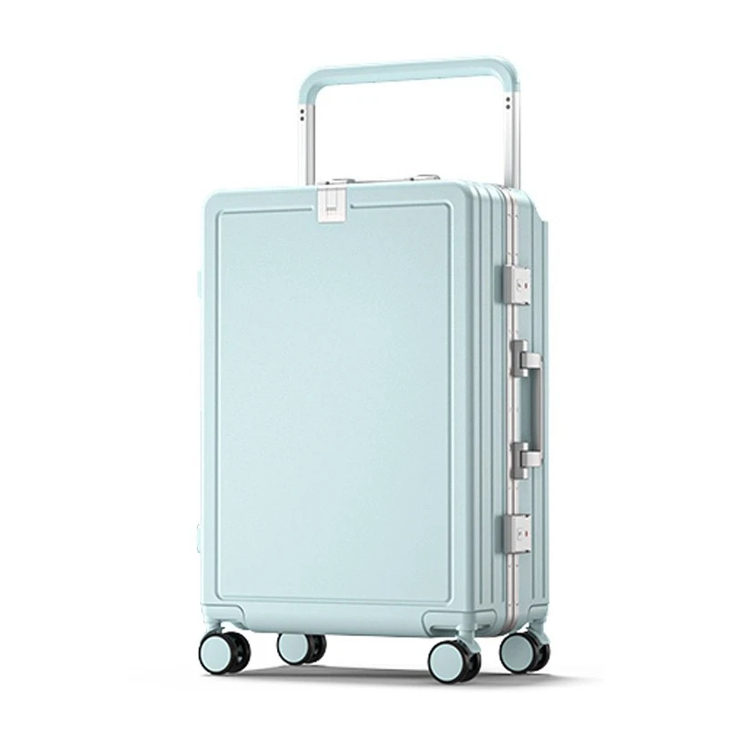 

Wide tie rod aluminum frame suitcase, large-capacity silent universal wheel suitcase, multi-function password