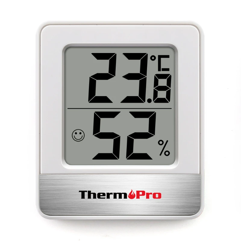 TP49 Mini Hygrometer Weather Station Black White Digital Room Thermometer Hygrometer Temperature Humidity Monitor