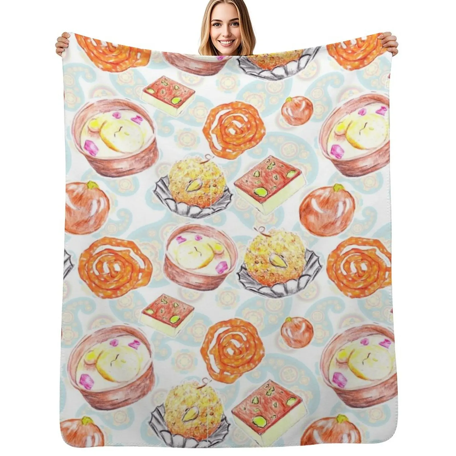Indian sweet treets Throw Blanket Men's Soft Warm Throw Blanket for Couch