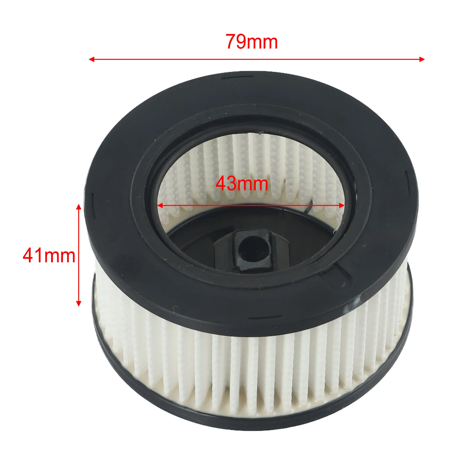 Filtro de ar para motosserra, removedor de poeira, ferramentas de reparo doméstico, peças de reposição, segurança rotativa, design simples, limpador de reposição