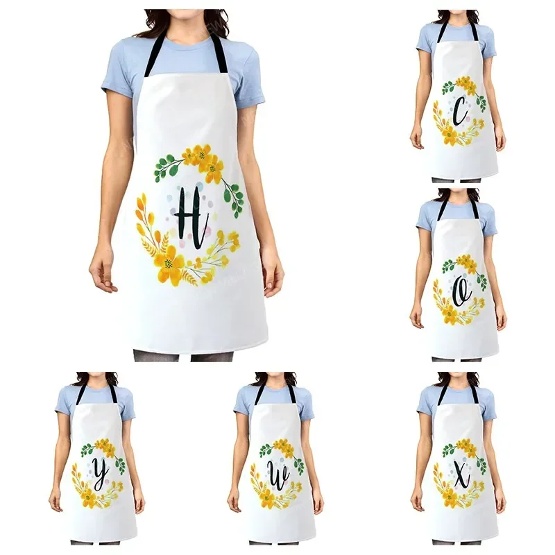 Aesthetic Women kitchen apron kids original Children Waterproof girl fashionable princess waiter work apron oil proof letter