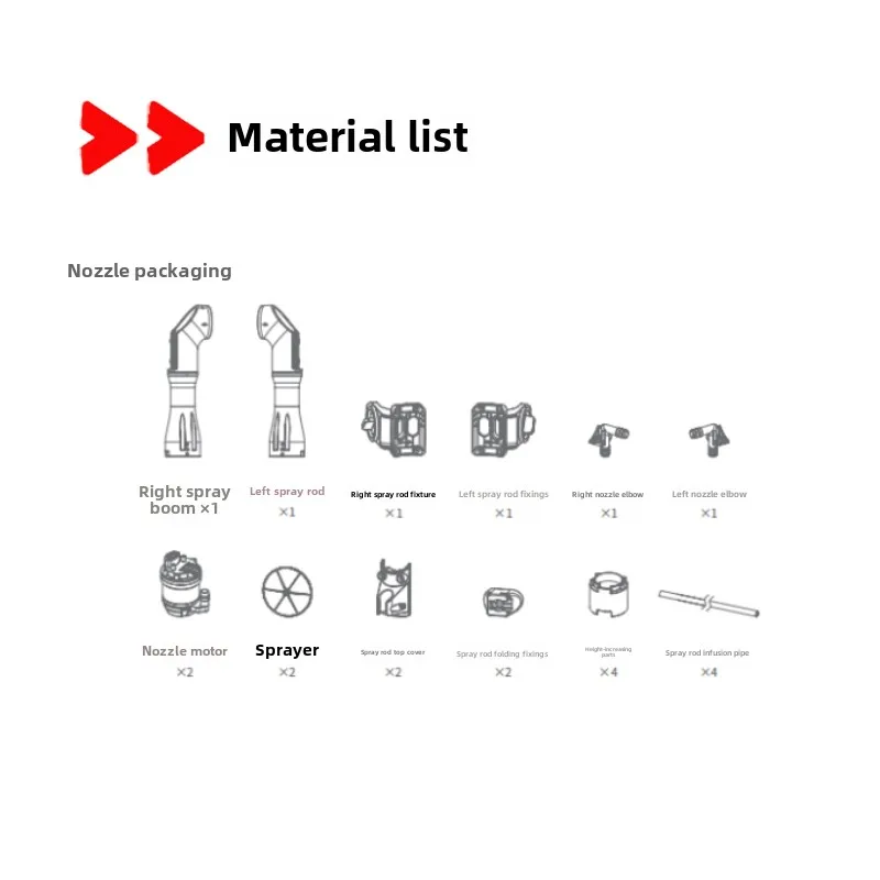 Suitable for nozzle upgrade kit, fruit tree nozzle upgrade, original brand new