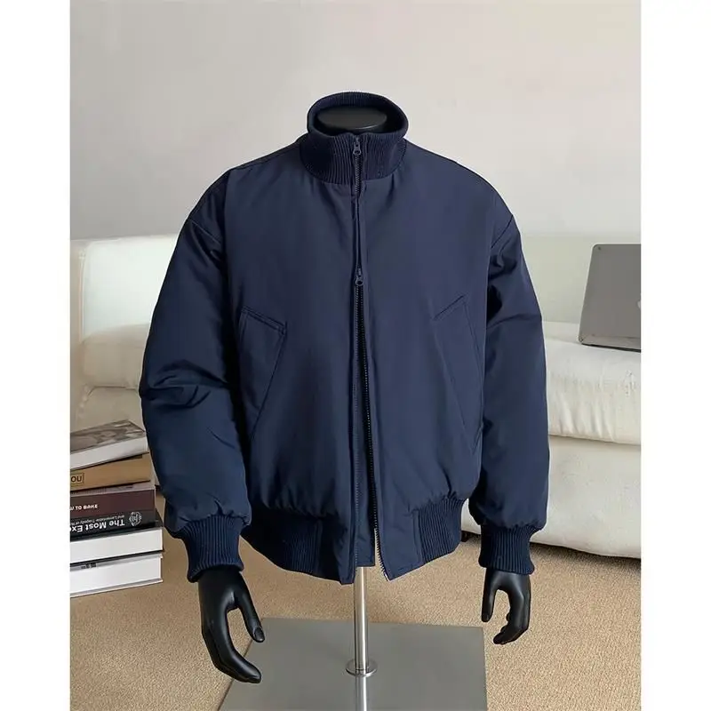 

Оригинальный хлопок Quali 030 Sles, коричневый, темно-синий, в стиле милитари, свободная посадка на молнии, украшенная утюгом, без прочности