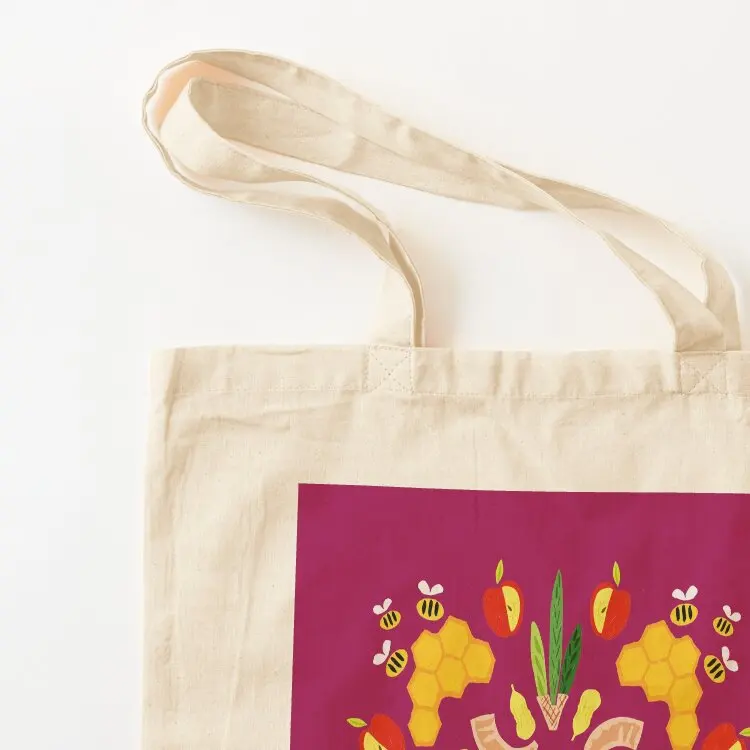 Yomim Noraim Large Port Print Tote Bag cute pouch bag tote bag woman shopping cart bags female
