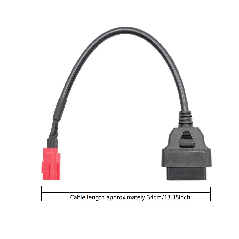 

ГОРЯЧИЙ 6-контактный диагностический кабель-адаптер OBD2 для диагностики неисправностей двигателя мотоцикла Moto Guzzi Piaggio Vespa и разъем детектора