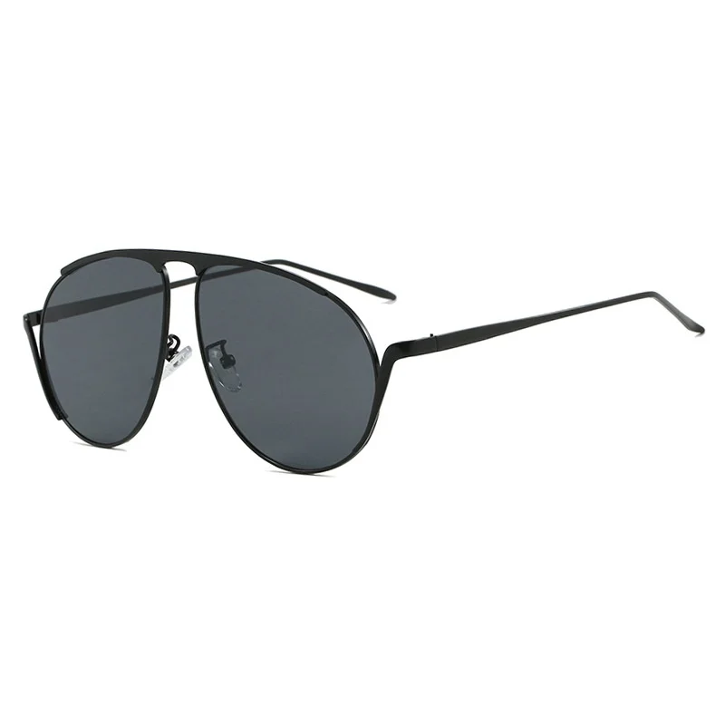 

Ins Retro Punk High Quality Pilot Women Sunglasses 2025 Luxury Brand Oval Large Frame Men Outdoor Travel Glasses UV400