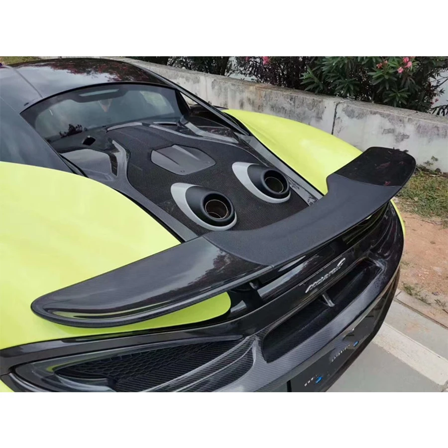 Per Mclaren 540 570S 570 in fibra di carbonio pinne di coda Spoiler Auto Auto posteriore tronco Spoiler ala diffusore accessori Auto kit carrozzeria