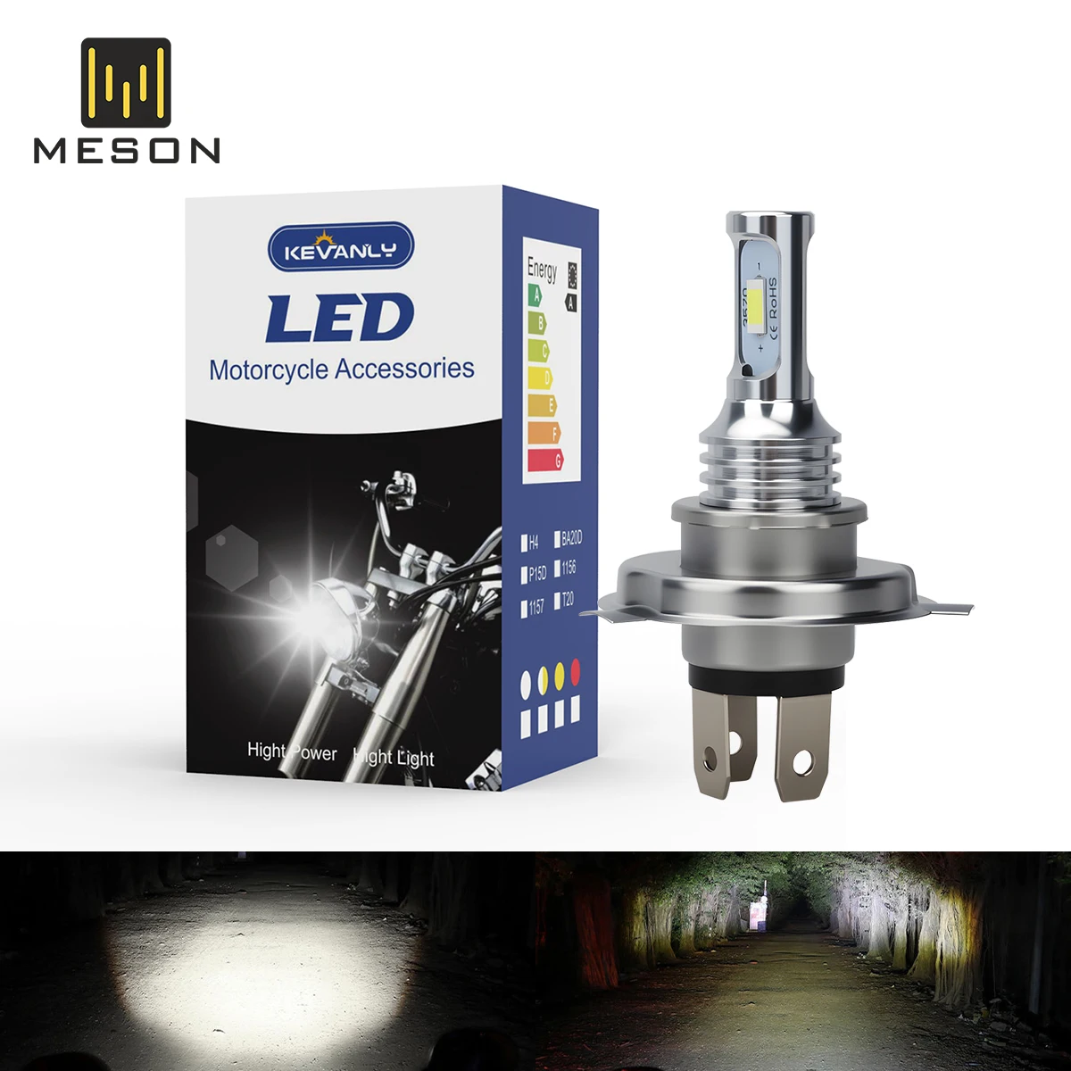 

H4 BA20D P15D Светодиодные фары для мотоциклов Противотуманные фары дальнего/ближнего света Светодиодный прожектор Двухцветные аксессуары для мотоциклов Plug and Play