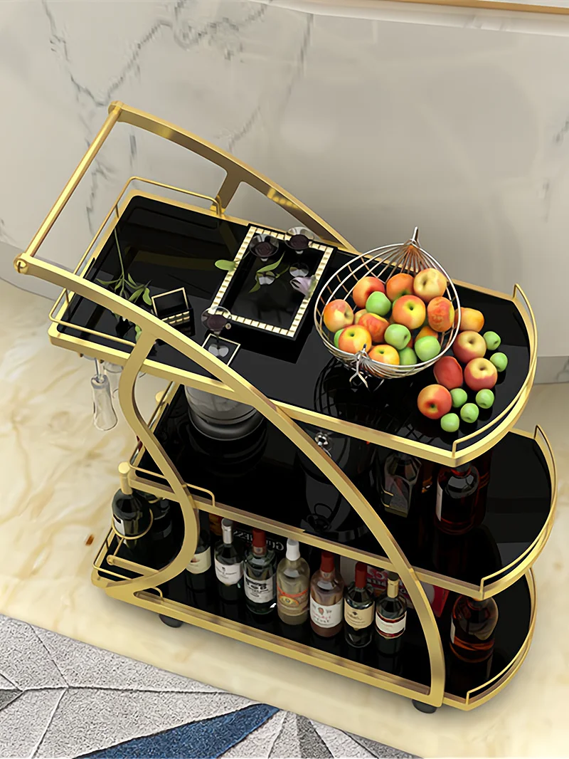 Tray Portable Trolley Aesthetics Drinks Auxiliary Cart Furniture Beauty Hairdresser Salon Car Wheels Carrito Salon De Belleza