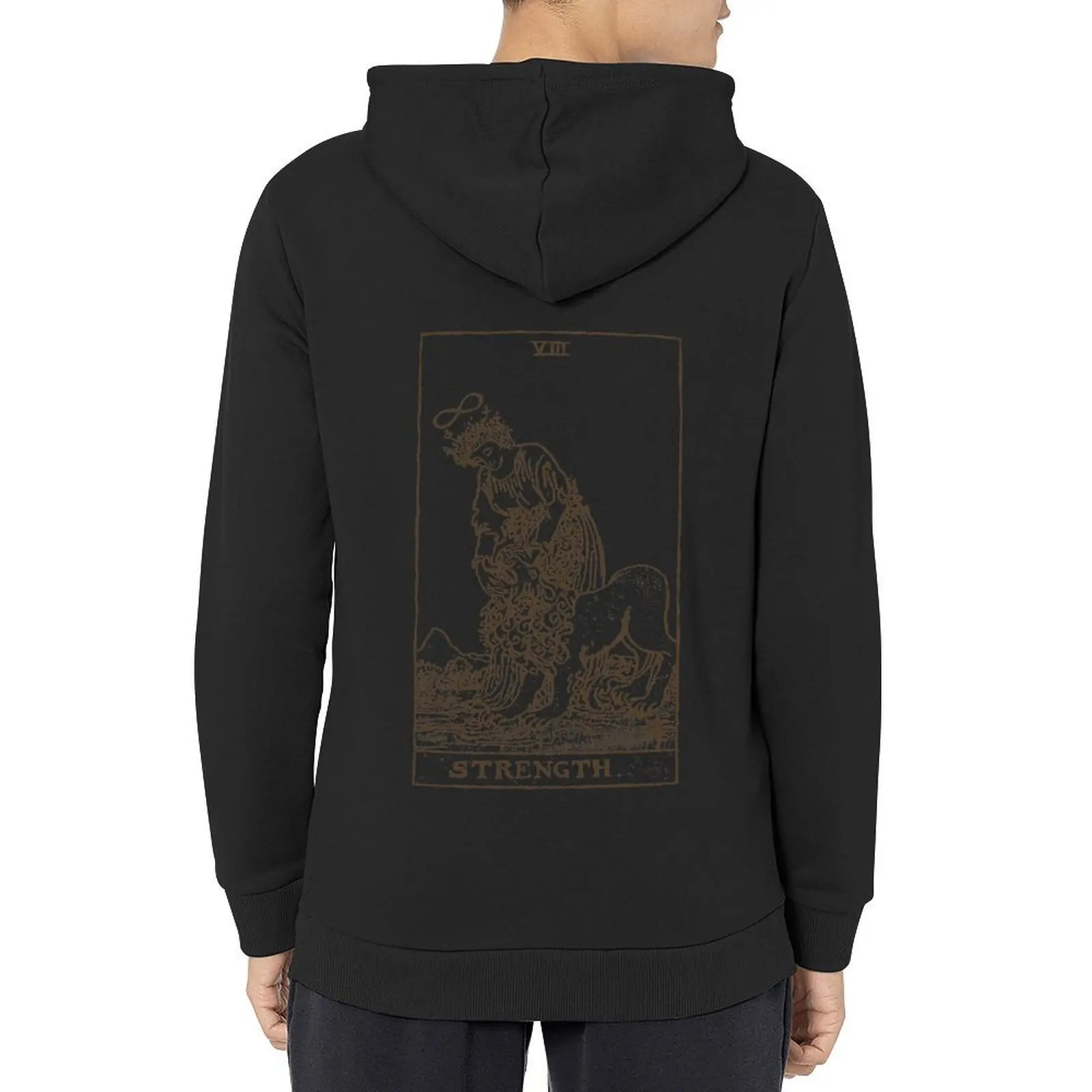 

Strength Tarot Hoodie blouse men's autumn clothes clothes for men men's clothing men hoodie