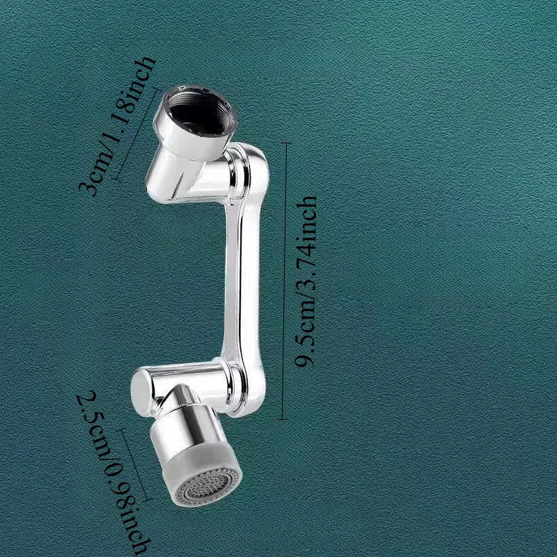 1Pc Universal 1080° Rotatable Faucet Aerator Extender Plastic Splash Filter Faucets Bubbler Nozzle Robotic Arm for Kitchen