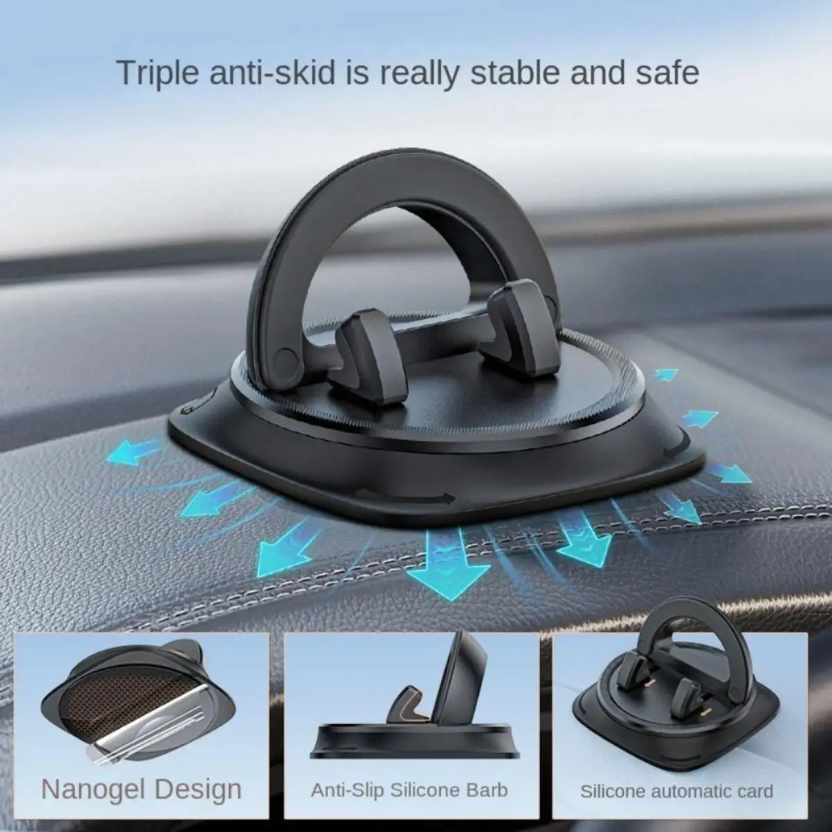 Supports de téléphone portable rotatifs à 360 degrés universels pour une variété de téléphones mobiles, accessoires de voiture,