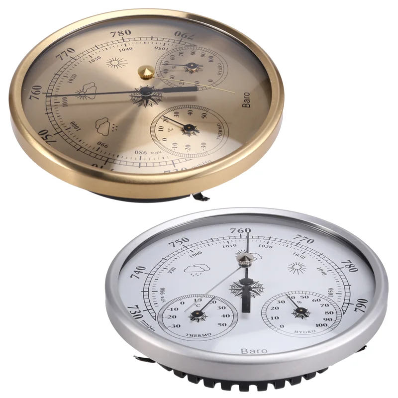 ABMF-2PCS يتجول مع مقياس الحرارة والرطوبة 3 في 1 محطة الطقس لأداة توقعات الطقس