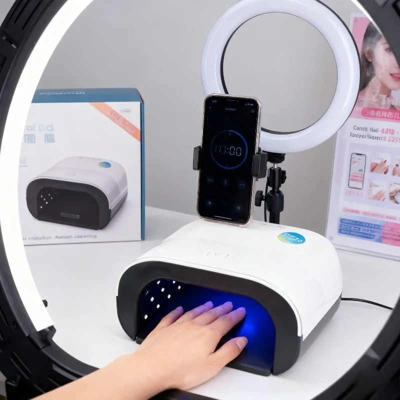 

SUNUV SUN3 Сушилка для ногтей Smart 2.0 48 Вт УФ-светодиодная лампа для ногтей с умной памятью таймера Невидимый цифровой дисплей с таймером Машина для сушки ногтей