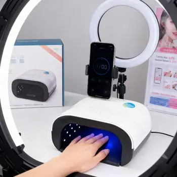 SUNUV SUN3 智慧美甲烘乾機 2.0 48W UV LED 燈美甲烘乾機,附智慧型定時記憶功能和隱形數位定時顯示 10 最佳銷售 太陽紫外線 - №2