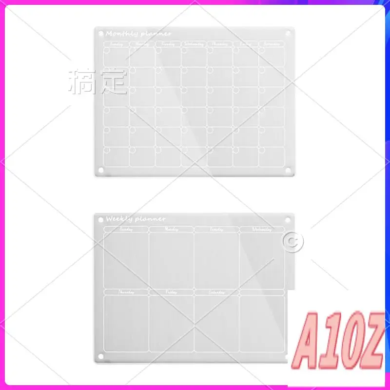 0Z-Monthly Calendar For Fridge Dry Erase Board Calendar For Fridge, Reusable Planner, Gift For Home Organization