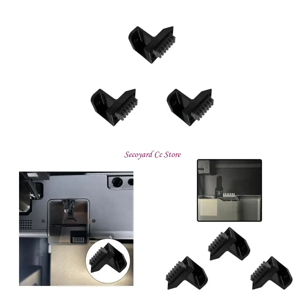

N3UC 3PCS Силиконовые сопло Улиточные фитинги Universal для лаборатории P1 -принтеров Легко чистый сопло стеклоочиститель