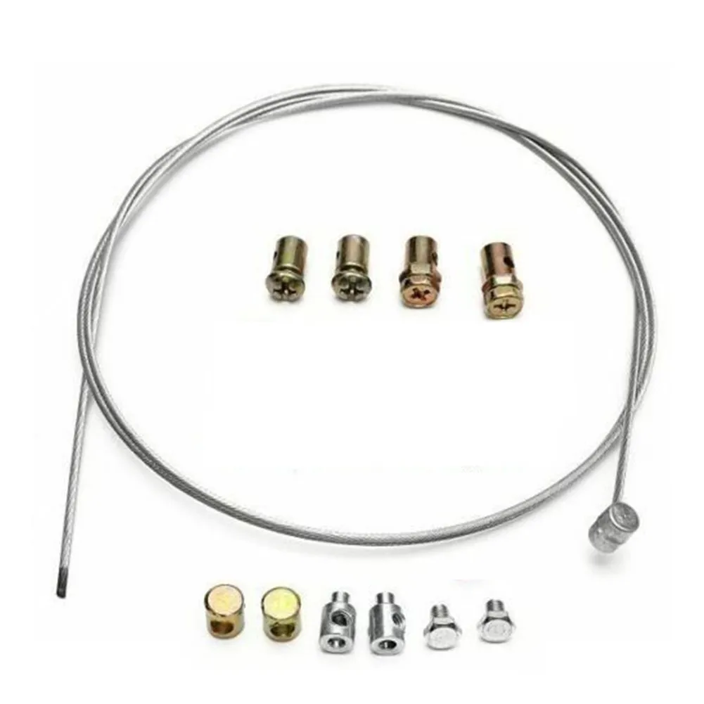 Long Lasting Throttle Cable 100cm with Connector Set for Lawnmower Rotovator Ride On Applications and Routine Maintenance Tasks