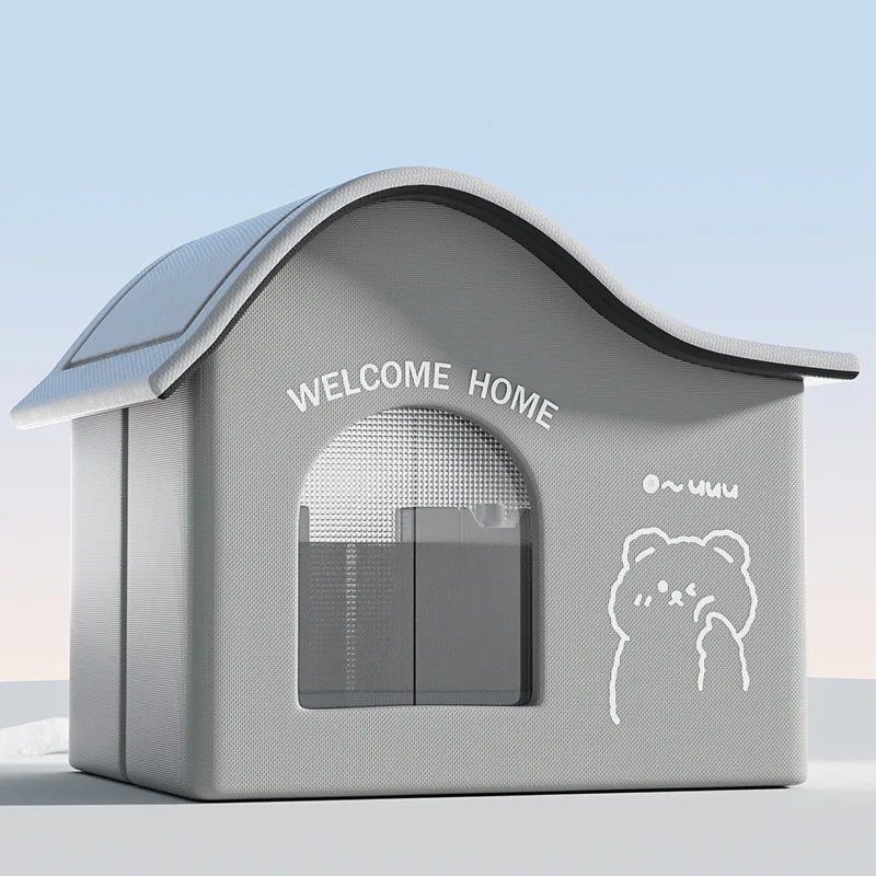 Gatos refrescantes no verão, frescos e refrescantes no verão, casas com ar condicionado, camas para gatos, cães pequenos e médios, camas para cães