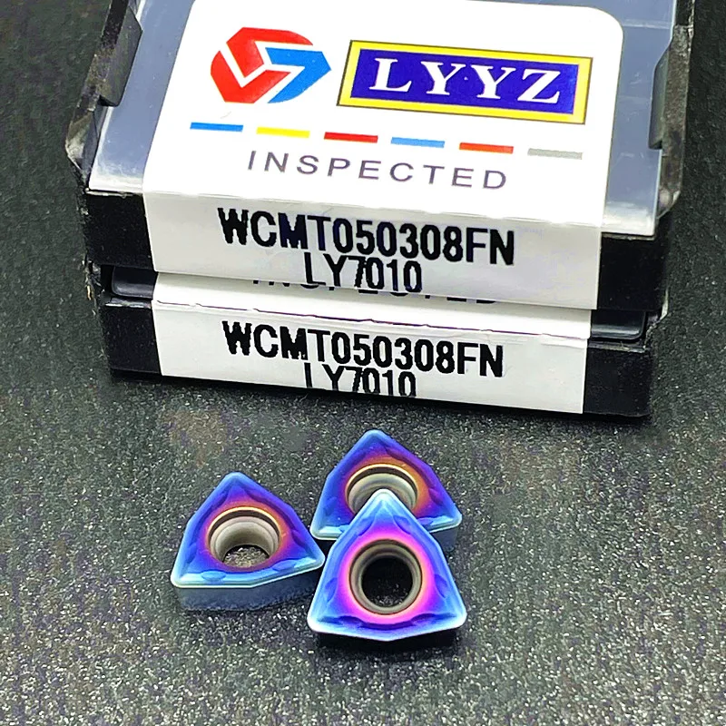 WCMT 030208 FN WCMT 040208 FN WCMT 050308 FN WCMT06T308FN WCMT 080412 Lavorazione dell'acciaio con lama di alta qualità in lega dura FN Nano Blue