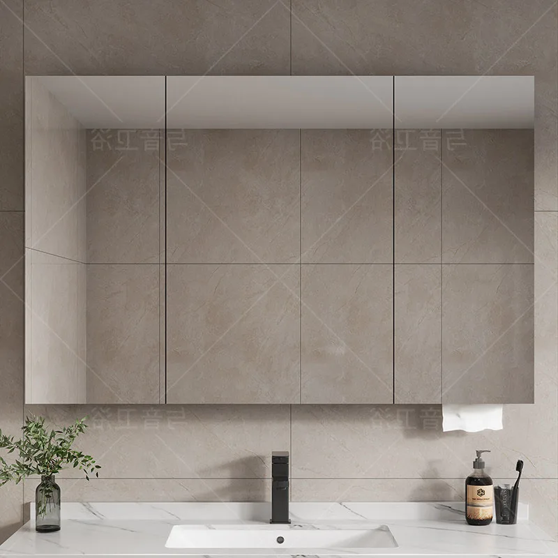Modern Wooden Archivadores Trendy Furniture Over Accessories Bathroom Cabinet Shelves Mirror Organizer Corner Makeup Cupboard
