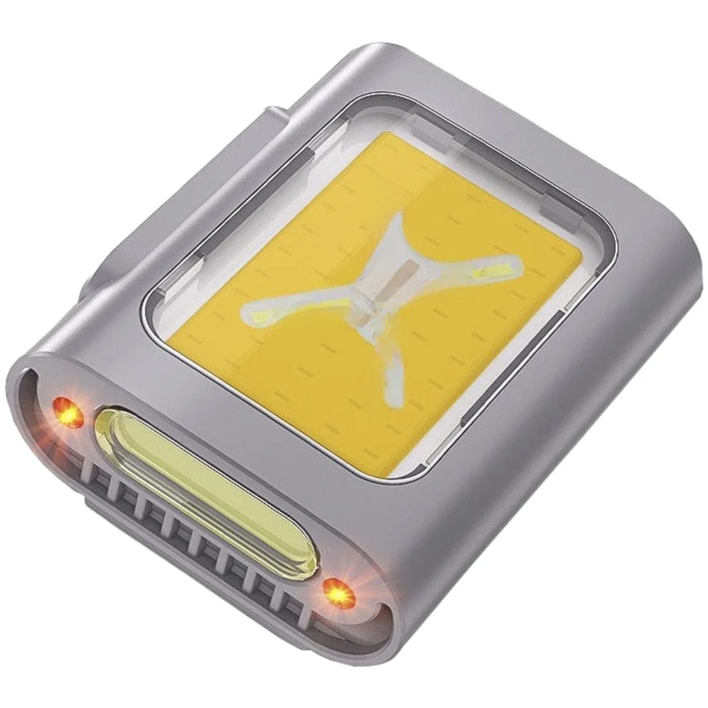 For Camping For Night Fishing Gray Magnetic Cap Light Strong Magnetic Design ABS Material Smart Gesture Control