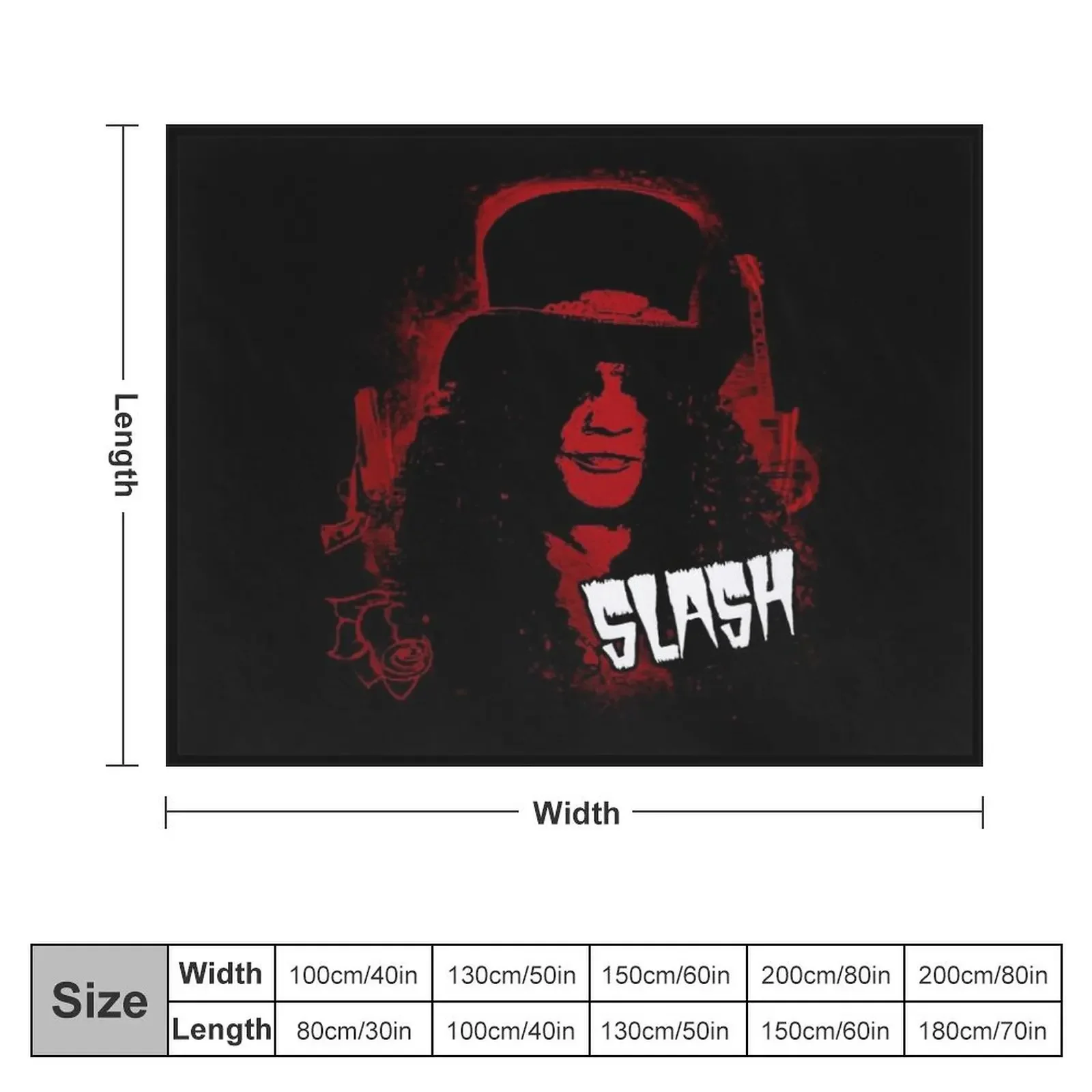 slash guns n roses Throw Blanket for sofa Soft Luxury Throw Blankets