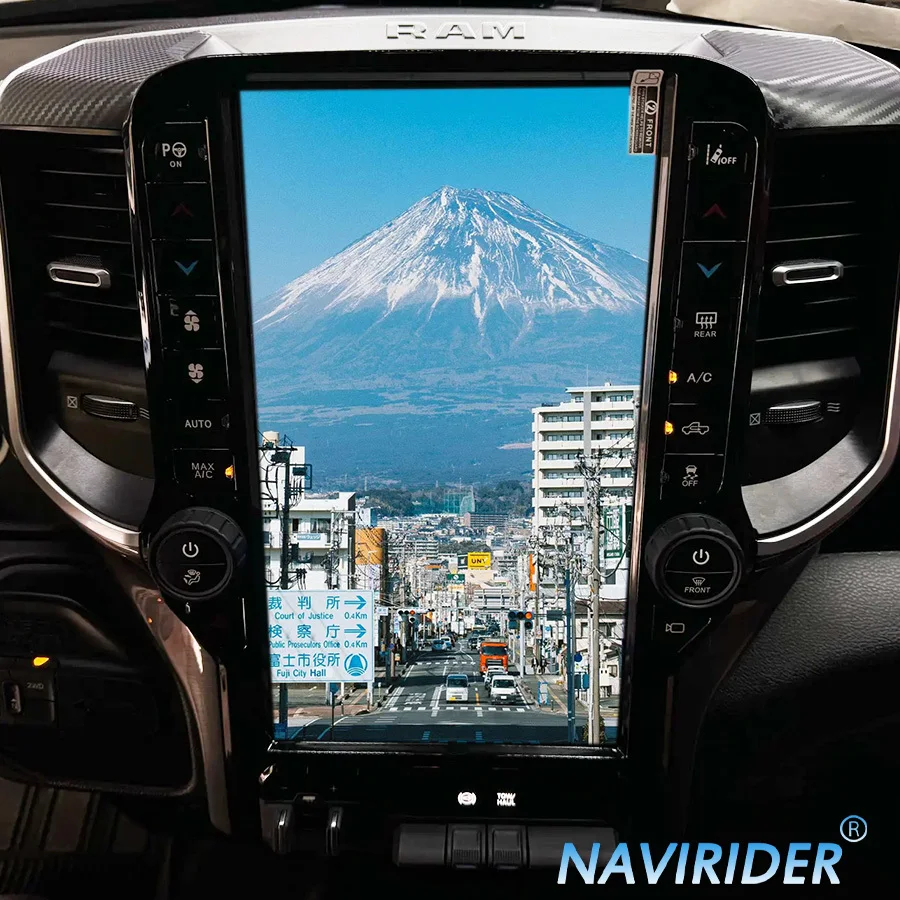 Android For Dodge Ram 2019-2023 Car Radio Multimedia Video Player Audio Stereo GPS Navigation Carplay Tape Recorder Head Unit 4G