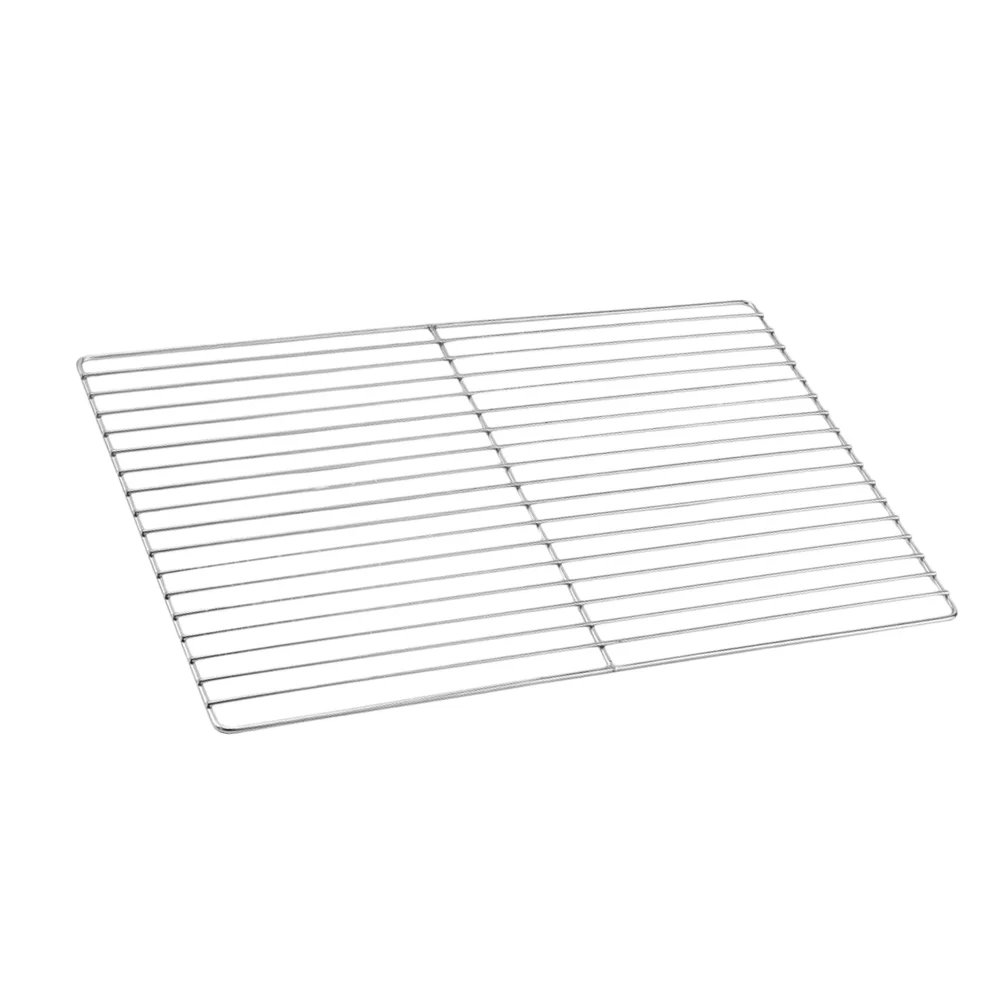 1pc de aço inoxidável churrasqueira malha de arame multi-purpose grade de churrasco cozinhar rack de cozimento churrasqueira para acampamento ao ar livre