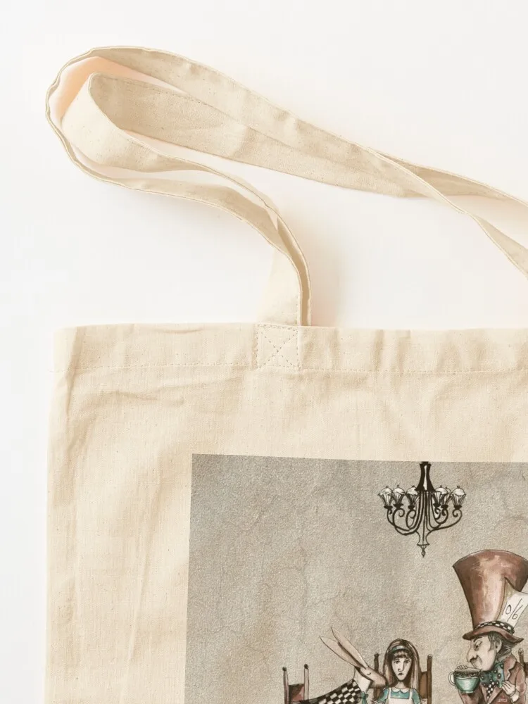 Alice tea party Tote Bag cute tote bag hand bag ladies shopping cart bags Shopper