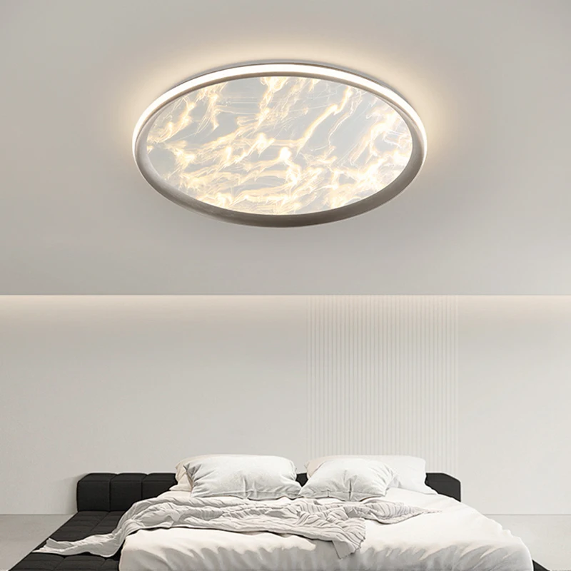 Minimalist Creative Cloud Sea Bedroom Ceiling Lights Atmospheric Full Spectrum Eye Protection Study High-end Light Bedroom Lamp