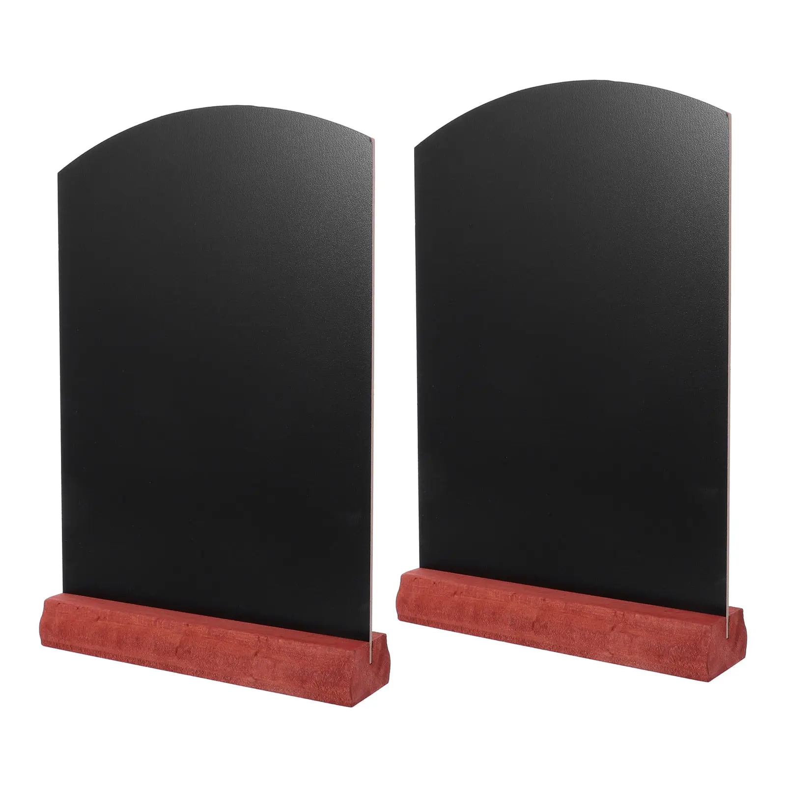 2Pcs Blackboard Signs Small Chalkboard Double Sided 12.6x8.3 Inches Reusable Table Message Board Wedding Party Restaurant Food