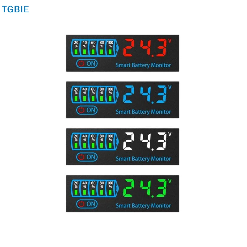 [TL]DC7-55V Battery Level Indicator Board 12V 24V Digital Voltage Meter for Battery Charging Status Tester in Camper Van