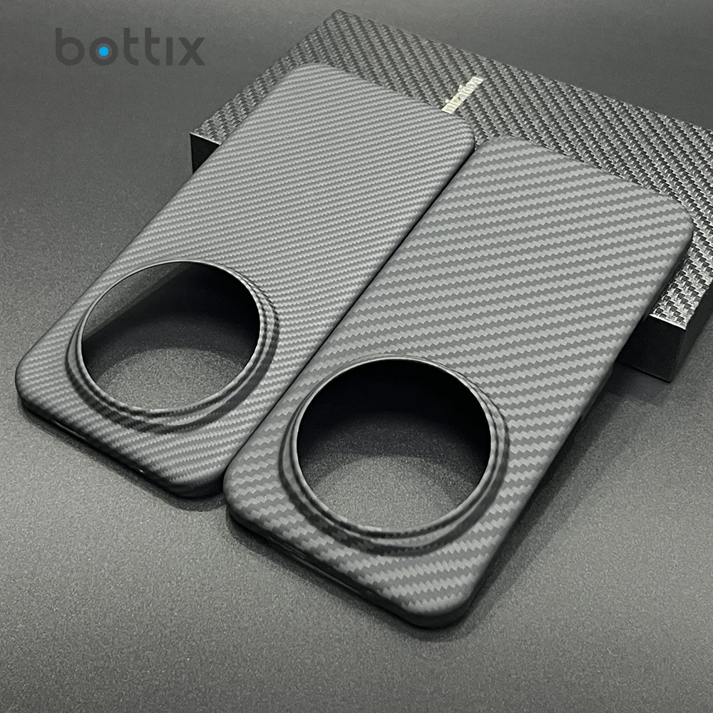 

bottix Carbon Fiber Case For Honor Magic8 Pro Cover Magic8 Light Weight Anti-Fingerprint Aramid Ultra Thin Back Skin Funda Shell