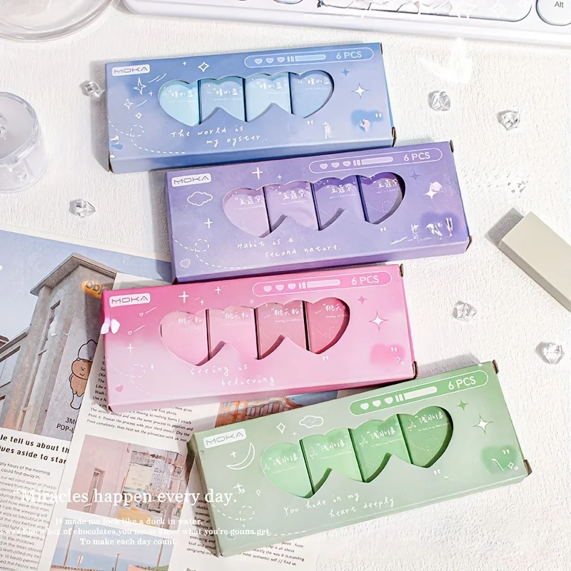 New Gradient Colorless Colorful Creative Eraser Series Fashionable and Beautiful Stationery Suitable for Students  Eraser