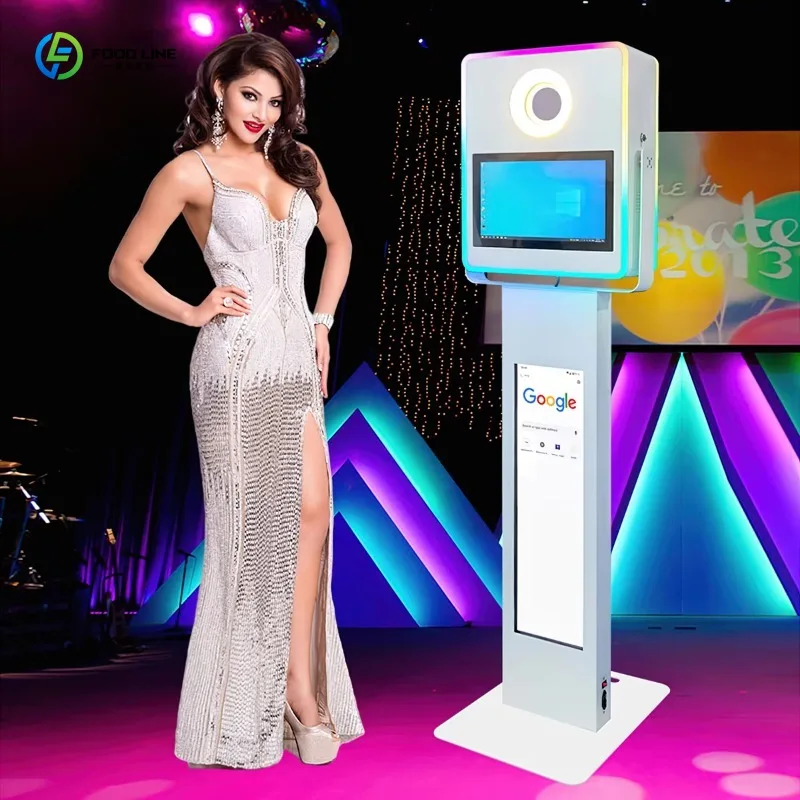 Customized New Selfie DSLR Photo Booth 15.6inch LCD Touch Screen With LCD Base