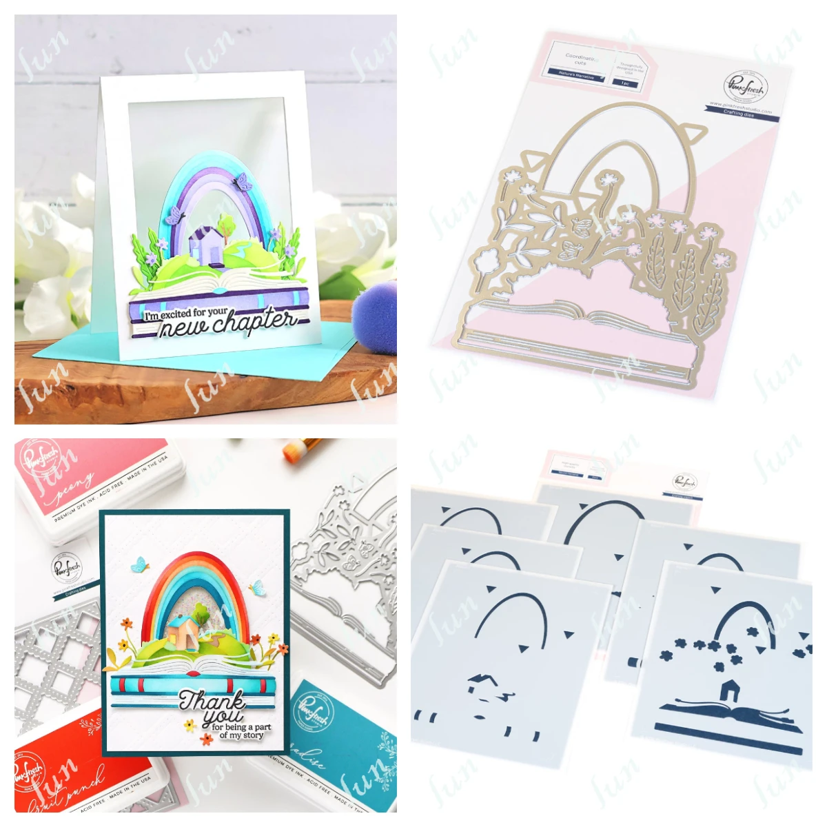 

Nature's Narrative Rainbow Arch Layering Stencils Metal Cutting Dies for DIY Scrapbook Crafts New Dies Supplies Templates