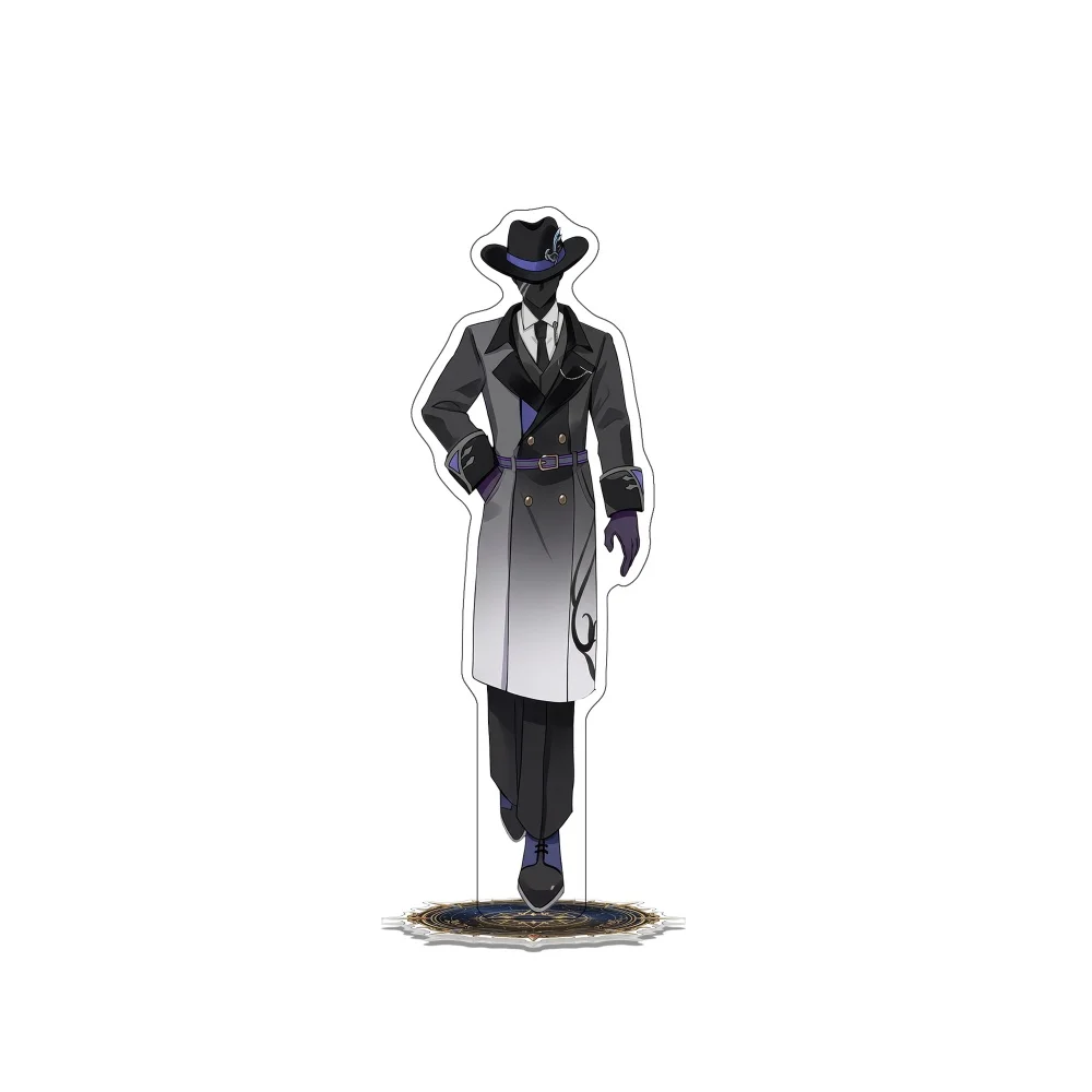 Genshin Impact Acrylic Stand Keychain Traveler Paimon Diluc Zhongli Popular Game Character Merch Custom