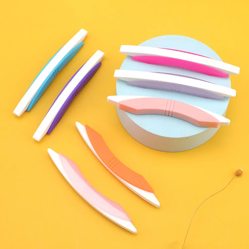 5 Peças de Lixas para Unhas Premium, Ferramenta de Lixa Curvada para Manicure, Bloco de Polimento para Unhas de Mulheres, para Unhas Acrílicas e Naturais