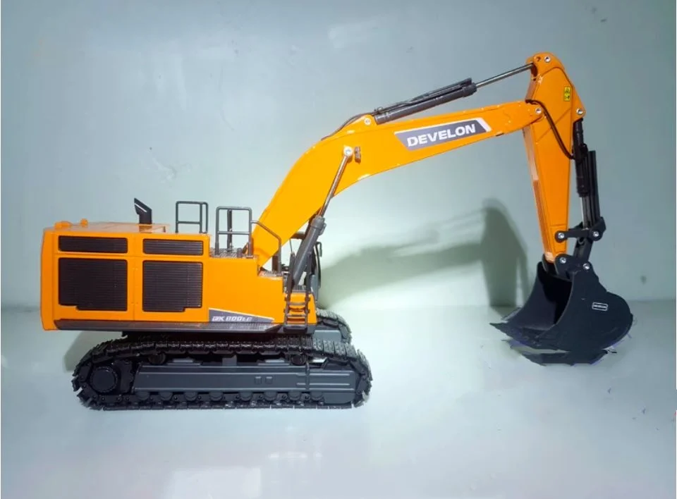 Doosan Deveron-Hidráulica Diecast Escavadeira Modelo De Brinquedo, Liga, Máquinas De Engenharia, Presente, DX800HD-10, Escala 1:50