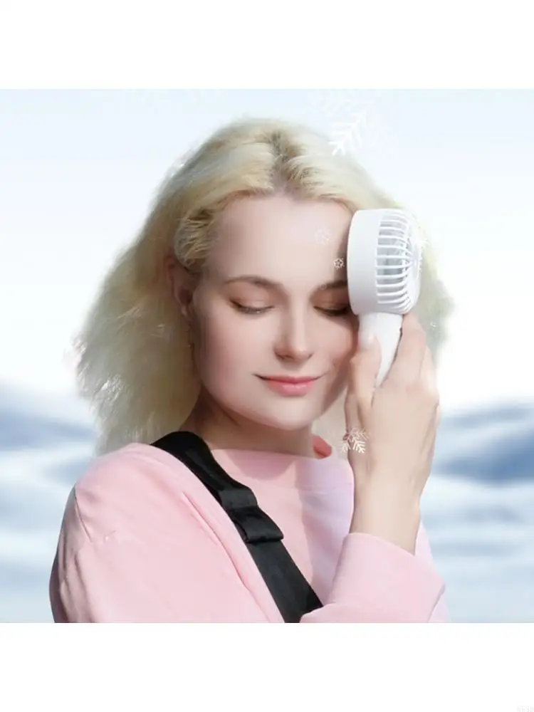 Ventilador miniatura portátil mano con potente Motor ventilador refrigeración velocidad ajustable N58D