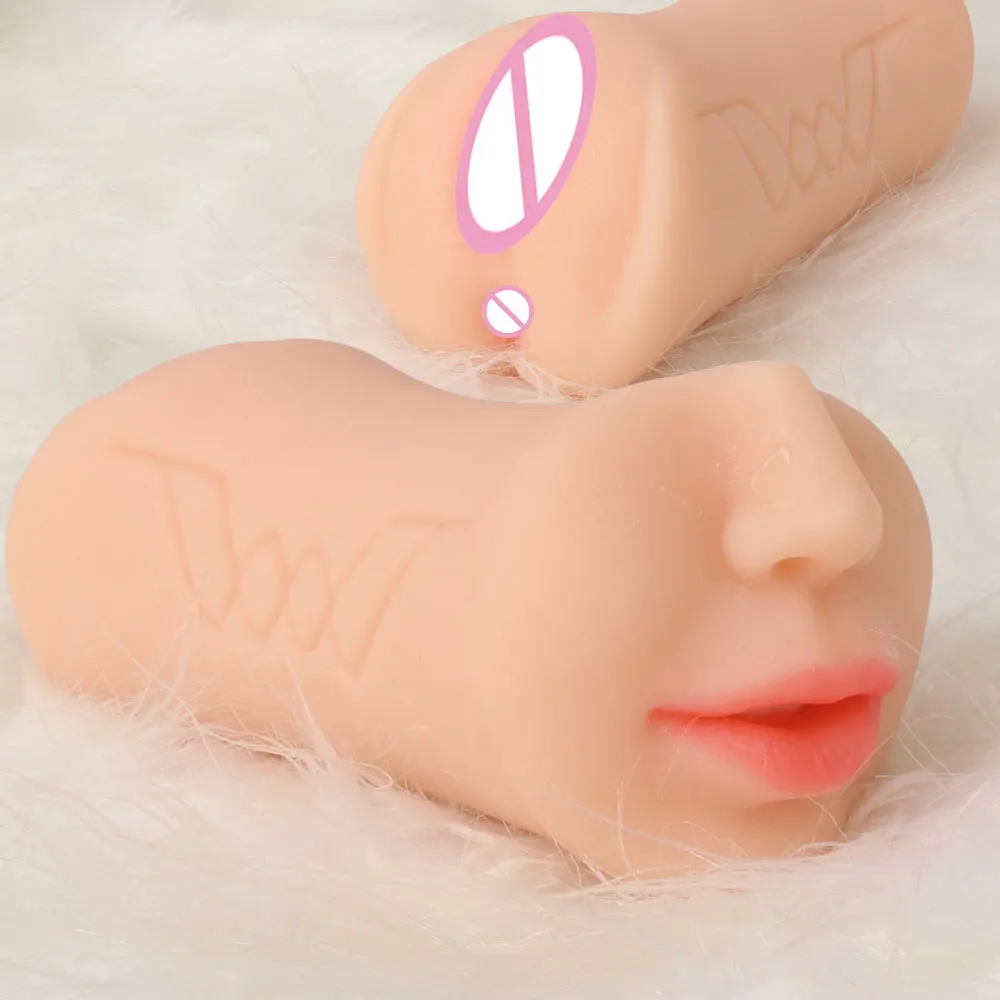 Sex Toys 3 in 1 for Men Realistic Silicone Vagina Pocket Pusssy Male Masturbation Supplies Best Erotic Products Anal Pusssy Cup