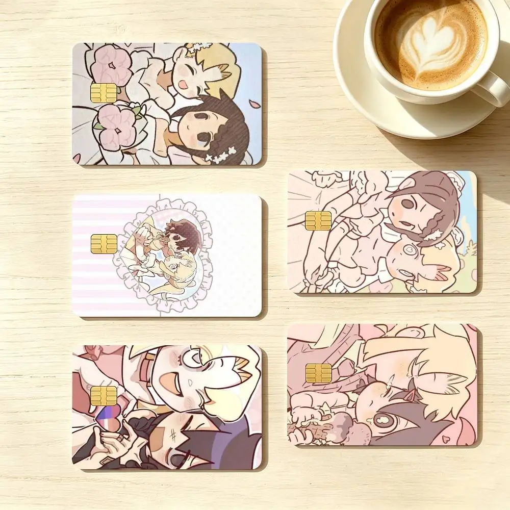 Manhwa I Love A-Amy-S  Credit Card HD Stickers Small Chip Waterproof Sticker Game Card Decal Gift
